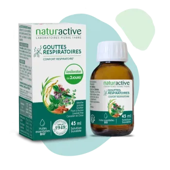 Gouttes respiratoires Naturactive - flacon de 45 ml