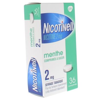 Nicotinell menthe 2mg comprimé à sucer - boite de 36 comprimés