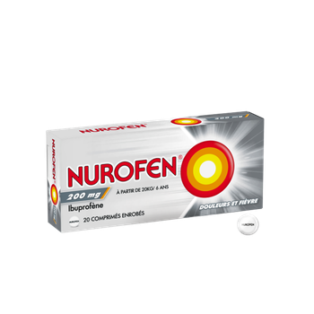 Nurofen 200mg comprimé - boîte de 20 comprimés enrobés