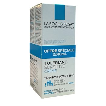 Tol&eacute;riane Sensitive Cr&egrave;me La Roche-Posay - lot de 2 tubes de 40ml