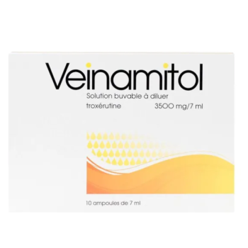 Veinamitol 3500mg/7ml solution buvable à diluer - boîte de 10 ampoules de 7ml