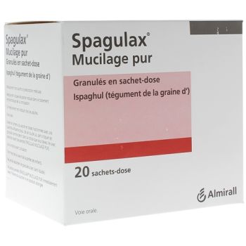 Spagulax mucilage pur granulés en sachet-dose - boîte de 20 sachets