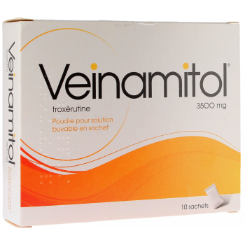 Veinamitol 3500mg poudre pour solution buvable en sachet - boîte de 10 sachets