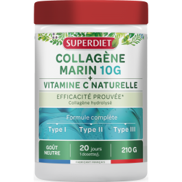 Superdiet -- Collagène marin 10g beauté de la peau - 210 g main image 1