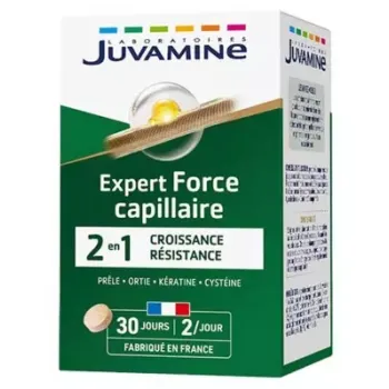 Expert Force capillaire 2en1 Juvamine - boite de 60 comprimés