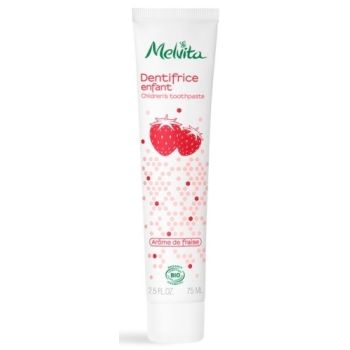 Dentifrice enfant bio arôme fraise Melvita - tube de 75ml