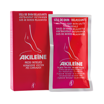 Sels de bain délassants Akileïne - boîte de 150g