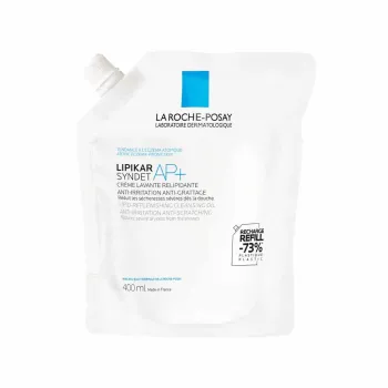 Lipikar syndet AP+ crème lavante relipidante La Roche-Posay - recharge de 400ml