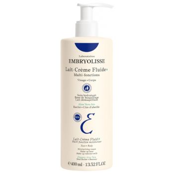 Lait-crème fluide+ multi-fonctions Embryolisse - flacon-pompe de 400 ml