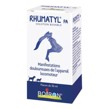 Rhumatyl manifestations douloureuses de l'appareil locomoteur chien Boiron - flacon de 30ml