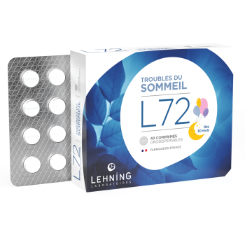 L72 troubles du sommeil Lehning - boîte de 40 comprimés