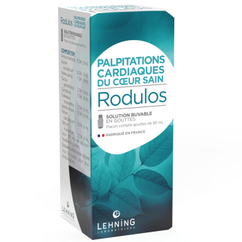 Rodulos palpitations cardiaques du coeur sain Lehning - flacon compte-gouttes de 90ml