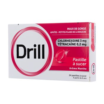 Pastilles à sucer Drill - boîte 24 pastilles