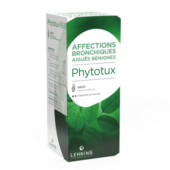 Phytotux sirop affections bronchiques aiguës benignes Lehning - flacon de 250 ml