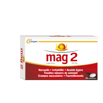 Mag 2 100mg comprim&eacute; - bo&icirc;te de 60 comprim&eacute;s