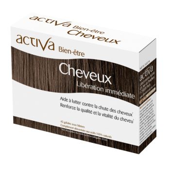 Cheveux Activa bien-être - boite de 30 gélules
