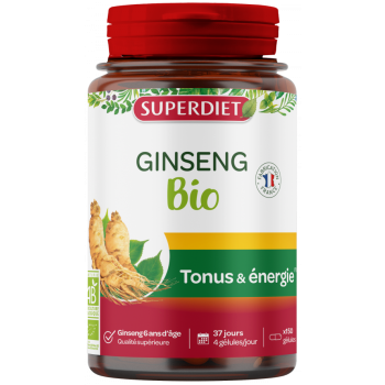 Ginseng bio Super Diet - bo&icirc;te de 150 g&eacute;lules