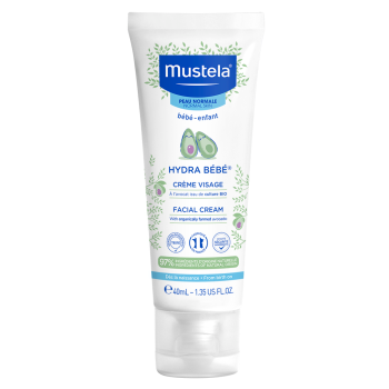 Hydra bébé crème visage Mustela - tube de 40 ml