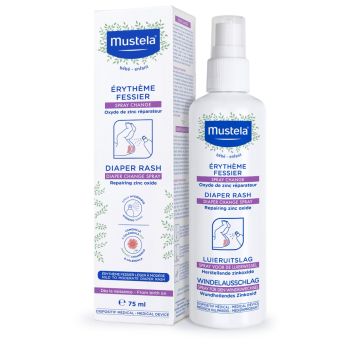 Spray Change &eacute;ryth&egrave;me fessier B&eacute;b&eacute; Mustela - spray de 75ml
