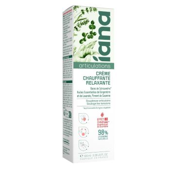 Cr&egrave;me chauffante relaxante artculations Iana - tube de 100ml