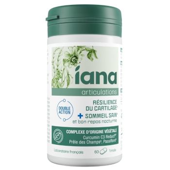 Articulations r&eacute;silience du cartilage et sommeil sain Iana - pot de 60 g&eacute;lules