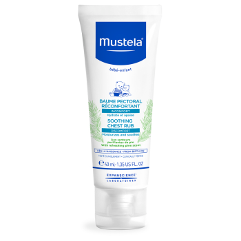 Baume pectoral réconfortant Mustela - tube de 40ml