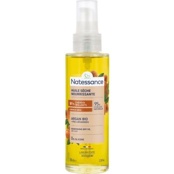 Huile s&egrave;che nourrissante Argan Bio Natessance - flacon-pompe de 100ml