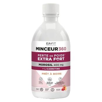 Minceur 360 morosil goût pêche framboise Eafit - flacon de 500ml