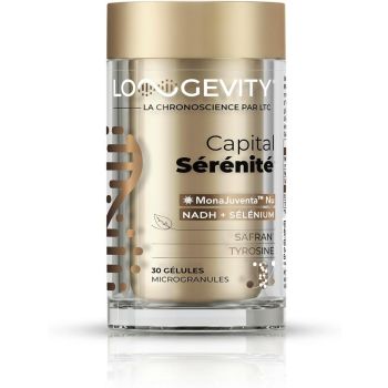 Longevity capital s&eacute;r&eacute;nit&eacute; Les 3 Ch&ecirc;nes - pot de 30 g&eacute;lules 