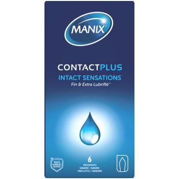 Préservatifs fins ContactPlus Manix - boîte de 6 préservatifs