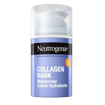 Collagen Bank crème hydratante visage SPF30 Neutrogena - flacon-pompe de 50ml