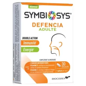 Symbiosys Defencia adulte Biocodex - boîte de 30 gélules