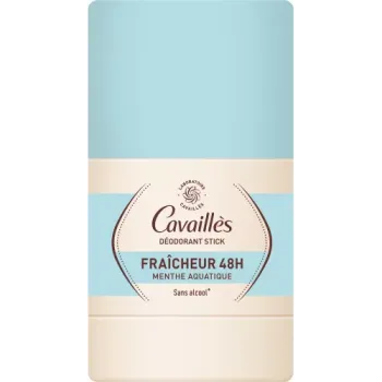 D&eacute;odorant fra&icirc;cheur 48h menthe aquatique Rog&eacute; Cavaill&egrave;s - stick de 50ml