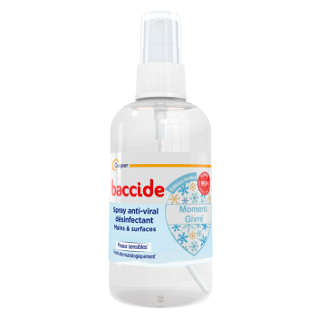 Spray anti-viral d&eacute;sinfectant mains & surfaces moment givr&eacute; Baccide - spray de 100ml