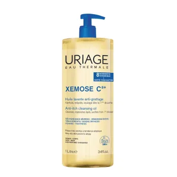 Xémose huile lavante apaisante Uriage - flacon pompe de 500ml