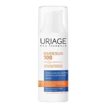 Bariésun 100 fluide protecteur extrême SPF50+ Uriage - flacon-pompe de 50 ml