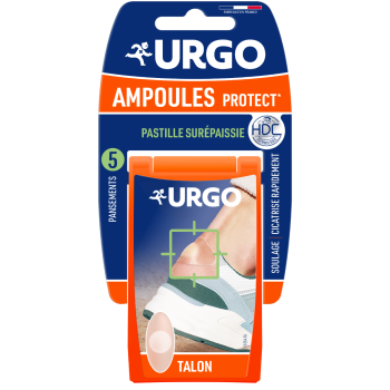Pansements Ampoules Protect talon Urgo - 5 pansements