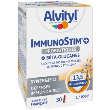 ImmunoStim probiotiques Alvityl - boîte de 30 gélules