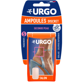 Pansements ampoules discret Urgo - boîte de 5 pansements