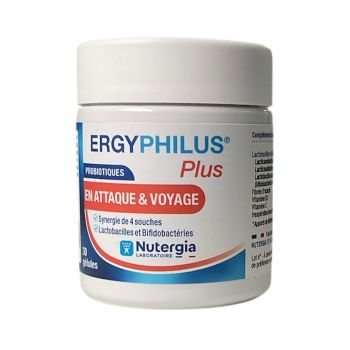 Ergyphilus Plus probiotiques Nutergia - pot de 30 g&eacute;lules