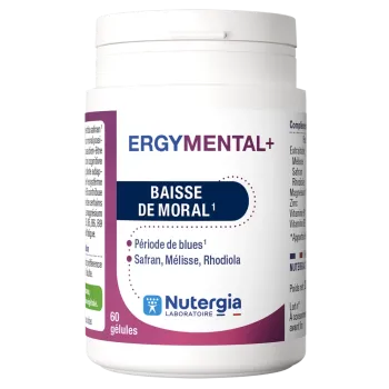 Ergymental baisse de moral Nutergia - pot de 60 g&eacute;lules 