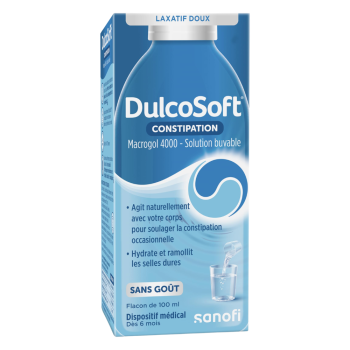 Dulcosoft constipations laxatif doux Macrogol 4000 - flacon 100ml
