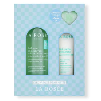 Duo visage peau nette La rosée - coffret de 3 produits