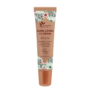 Baume à lèvres à l'argan bio Fleurance nature - tube de 15ml 