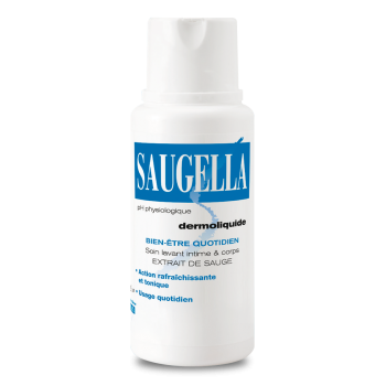 Dermoliquide &eacute;mulsion lavante douce Saugella - flacon de 250 ml