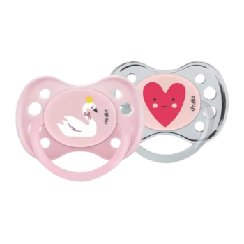 Sucettes anatomiques 6 mois et+ Dodie - Lot de 2 sucettes