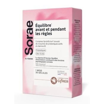 Sorae Equilibre avant et pendant les règles Gifrer - boite de 30 gélules