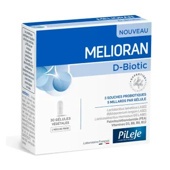 Melioran D-Biotic Pileje - boite de 30 gélules