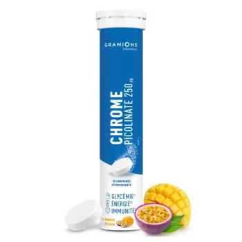 Chrome picolinate 250ug Granions - tube de 20 comprimés effervescents