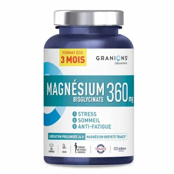 Magnésium bisglycinate 360mg Granions - pot de 180 comprimés